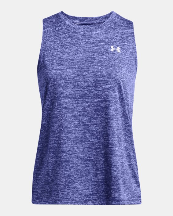Camiseta sin mangas UA Tech™ Twist para mujer, Purple, pdpMainDesktop image number 2